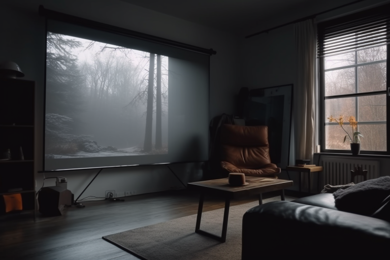 Faire un écran de projection avec un drap blanc