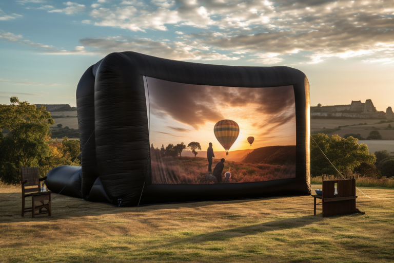 Comment fonctionne un écran de projection gonflable ?